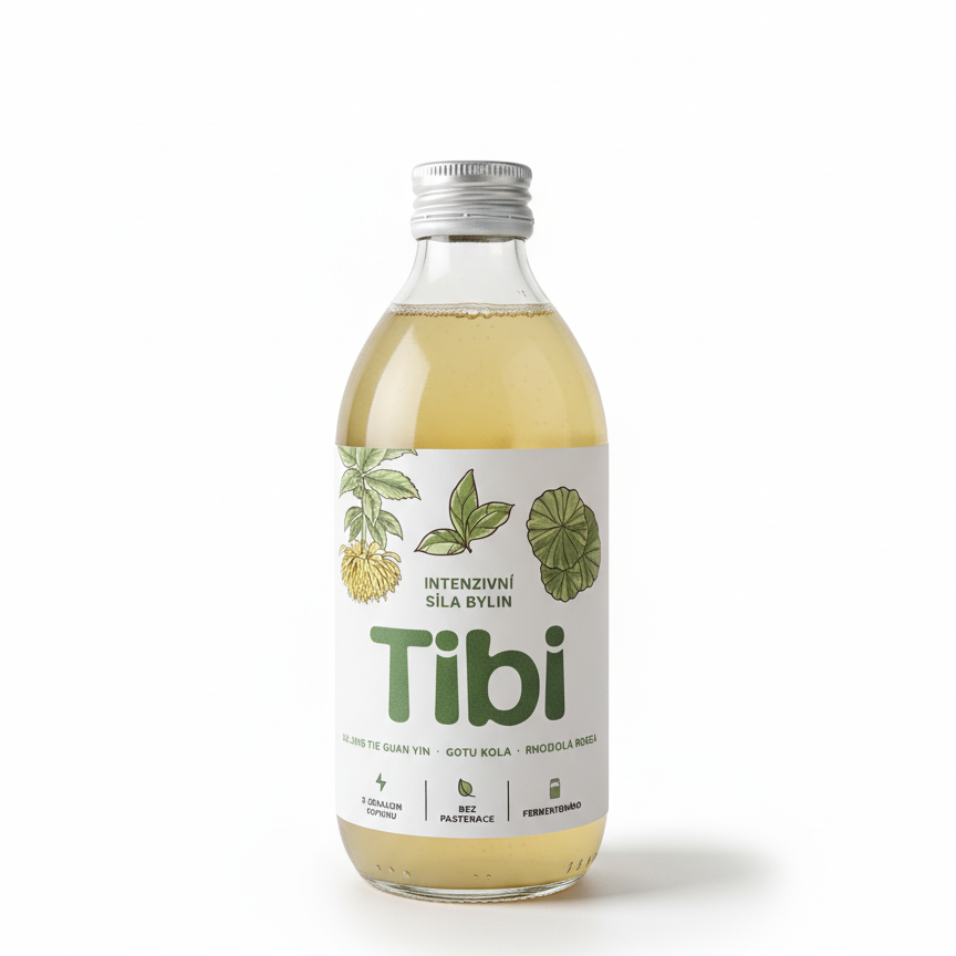 Detail Tibi Energy Oolong Gotu Kola Rhodiola – přírodní energetický nápoj s bylinami